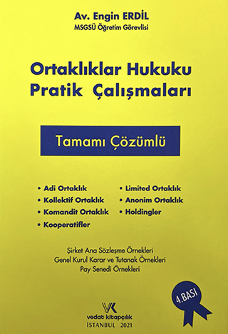 Ortaklklar Hukuku Pratik almalar